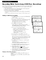 Preview for 26 page of GE VG4258 User Manual