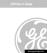 Preview for 1 page of GE VG4268 User Manual