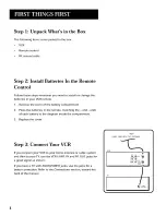 Preview for 6 page of GE VG4268 User Manual