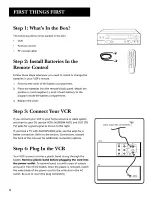 Предварительный просмотр 6 страницы GE VG4272 User Manual