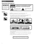 Preview for 2 page of GE VGN550 User Manual