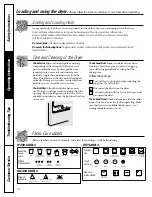 Preview for 10 page of GE VH Series 2000 Owner'S Manual