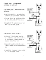 Предварительный просмотр 7 страницы GE Video Converter RF Modulator with S-Video User Manual