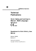 Preview for 1 page of GE Vivid i SafeLock Cart Supplement To User’S Manual