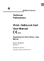 Preview for 5 page of GE Vivid i SafeLock Cart Supplement To User’S Manual