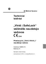 Preview for 273 page of GE Vivid i SafeLock Cart Supplement To User’S Manual