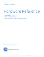 Предварительный просмотр 2 страницы GE VMIVME-2533-010 Hardware Reference Manual