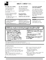 Preview for 2 page of GE WA7640S Use And Care Manual