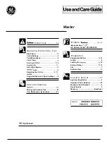 GE WA8995S Use And Care Manual preview
