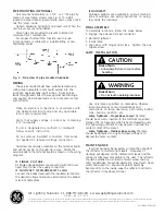 Предварительный просмотр 2 страницы GE Wallighter 250 Instructions