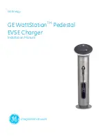 Preview for 1 page of GE WattStation Pedestal Installation Manual