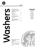 GE WBSR3000GWS Owner'S Manual preview