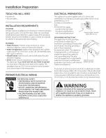 Preview for 2 page of GE WCC Installation Instructions Manual