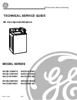 GE WCCB1030WYC Technical Service Manual предпросмотр