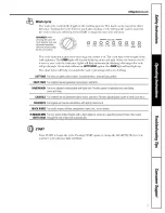 Предварительный просмотр 7 страницы GE WCRE6270 Owner'S Manual