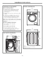 Preview for 14 page of GE WCVH4800 Series Owner'S Manual & Installation Instructions