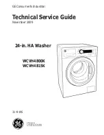 GE WCVH4800K Technical Service Manual preview