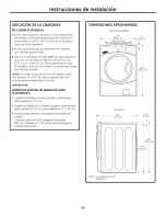 Preview for 65 page of GE WCVH6800J1WW Owner'S Manual And Installation Instructions