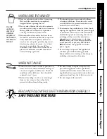 Preview for 3 page of GE WDSS4120 Owner'S Manual