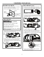 Предварительный просмотр 2 страницы GE WE16X29317 Installation Instructions Manual