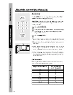 Preview for 26 page of GE WES1130DMBB - 1.1 Cu. Ft. Countertop Microwave... Use And Care Manual