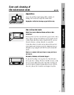 Preview for 31 page of GE WES1130DMBB - 1.1 Cu. Ft. Countertop Microwave... Use And Care Manual