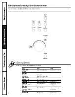 Preview for 8 page of GE WES1384SMSS Owner'S Manual