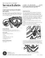 Предварительный просмотр 1 страницы GE WH49X10064 Service Bulletin