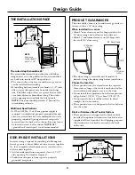 Preview for 3 page of GE Wine Chiller Wine Reserve and Beverage Center Design Manual