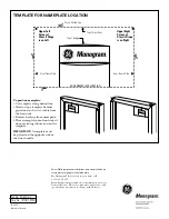Preview for 8 page of GE Wine Chiller Wine Reserve and Beverage Center Design Manual