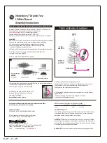 GE Winterberry 23501 Assembly Instructions preview