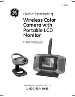 GE Wireless Color Camera User Manual предпросмотр