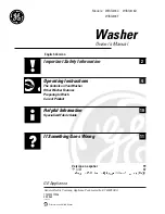 GE WISQ416C Owner'S Manual preview