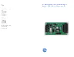 GE WIU-2 Installation Manual предпросмотр