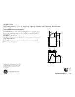 GE WJRE5550H Datasheet предпросмотр