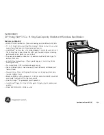 Preview for 2 page of GE WJRE5550H Datasheet