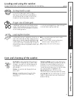 Preview for 9 page of GE WLSR2200J3WW Owner'S Manual