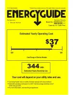 GE WML04GADBS Energy Manual preview