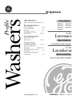 Preview for 1 page of GE WMSE4190 Owner'S Manual