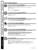 Preview for 52 page of GE WMSE4190 Owner'S Manual