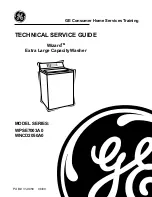 GE WNCD2050A0 Technical Service Manual предпросмотр