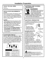 Preview for 2 page of GE WNRD2050D1WC Installation Instructions Manual