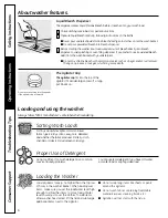 Preview for 6 page of GE WNRD2050E0WC Owner'S Manual