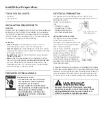 Предварительный просмотр 2 страницы GE WNRD2050GWC Installation Instructions Manual