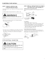 Предварительный просмотр 5 страницы GE WNRD2050GWC Installation Instructions Manual