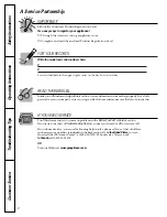 Preview for 3 page of GE WPSE7002 Owner'S Manual