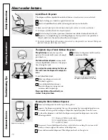 Preview for 11 page of GE WPSE7002 Owner'S Manual