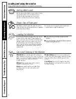 Preview for 6 page of GE WSKS3040 Owner'S Manual & Installation Instructions