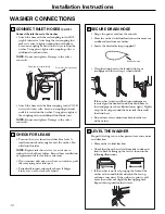 Preview for 12 page of GE WSKS3040 Owner'S Manual & Installation Instructions