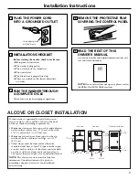 Preview for 13 page of GE WSKS3040 Owner'S Manual & Installation Instructions